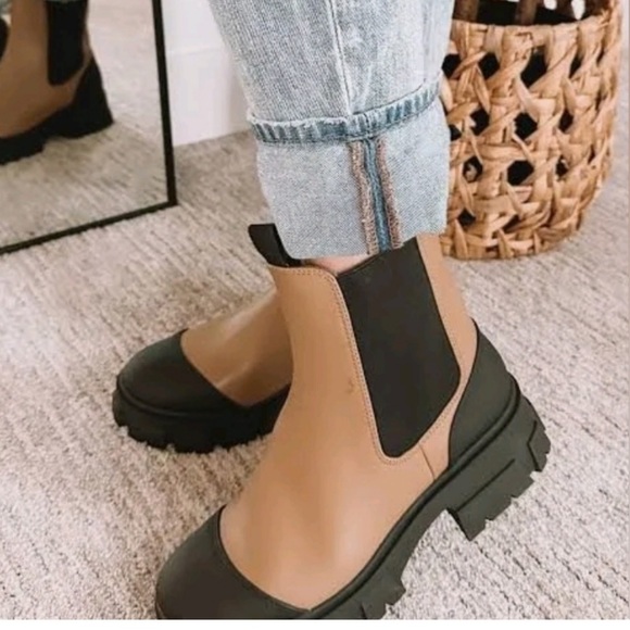 New Free People Maren Mid Chelsea Boots Size 39.5 - Picture 5 of 13